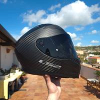 casco moto integrale Ls2 FF811 Vector 2 carbon  M