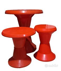Set da giardino Space Age Gigan Plast Moplen