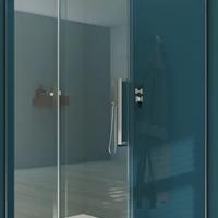 Box Doccia 90x100cm porta scorrevole nuovo