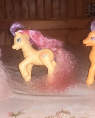 3 My Little Pony Mio Mini Pony G2 snodati Vintage