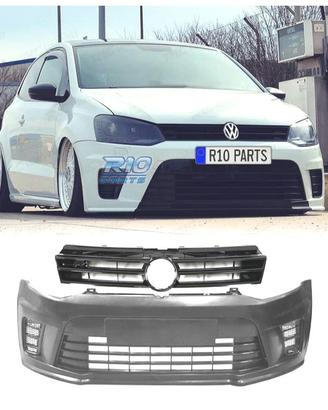 PARAURTI ANTERIORE VOLKSWAGEN VW POLO 09-17 LOOK W