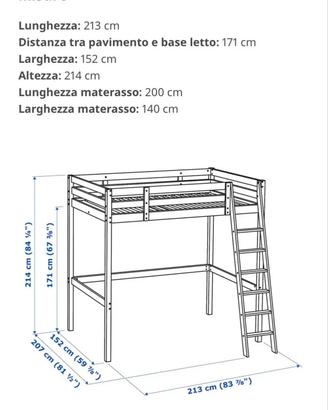 Letto a soppalco IKEA