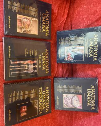 Collana completa Anatomia +Atlante NUOVI SIGILLATI