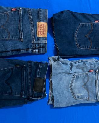 Lotto 10 Short Levi’s Jeans vintage /tg /mod.miste