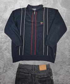 maglione con zip paul & shark