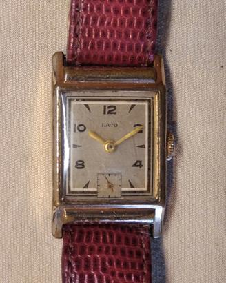 Orologio Laco  Art Deco  1943 tank/forma oro 20 my