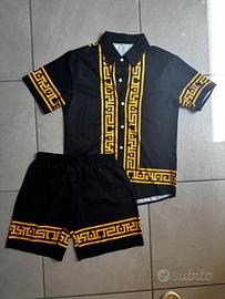 Completo uomo Greek Key Barocco tg S Versace style