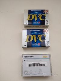 3 video cassette DVC vergini con imballo originale
