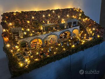 Presepe natalizio fatto a mano