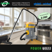 Aspiratore polvere liquidi Ghibli Power WD 22