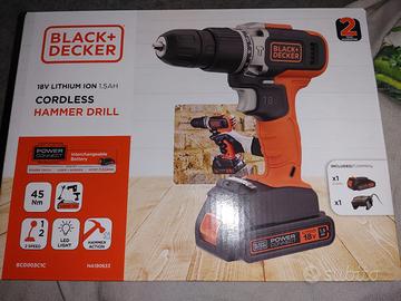 trapano black+decker 18 v nuovo