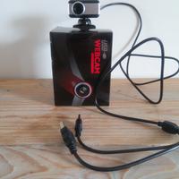 Webcam con USB e microfono 