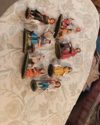 Statuine per presepe vintage anni 70 