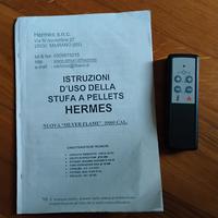 stufa in maiolica a pellet