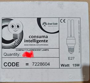 Lampadine a basso consumo E27 