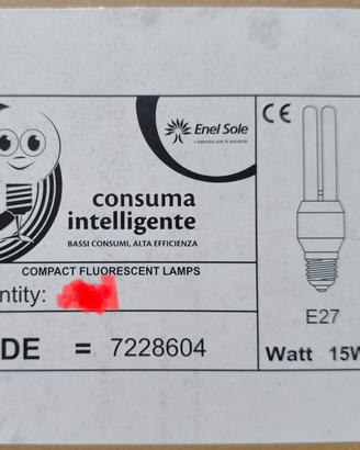 Lampadine a basso consumo E27 