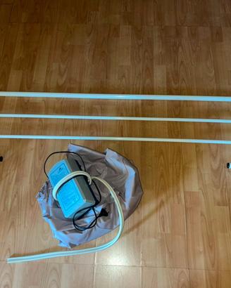 Barriera laterale da letto +materasso antidecubito