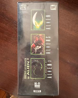VHS  trilogia Alien