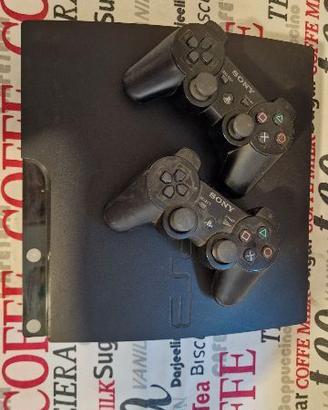 Sony PlayStation 3 (PS3) Slim + 2 Controller DualS