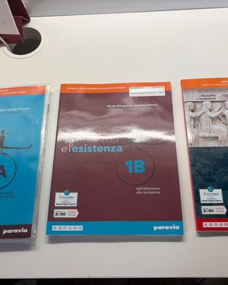 Libri la filosofia e l’esistenza 1A 1B e ed.civica