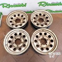 CERCHI IN FERRO JIMNY DA 15 X 5.5 POLLICI 2008