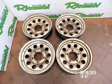 CERCHI IN FERRO JIMNY DA 15 X 5.5 POLLICI 2008