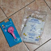 zanzariera e clip porta ciuccio