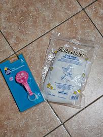 zanzariera e clip porta ciuccio