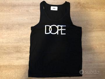 DOPE Canotta Nera Tg.Media