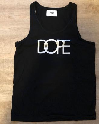 DOPE Canotta Nera Tg.Media