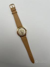 Longines 1941 Art Déco Cassa moneta oro 18 manuale
