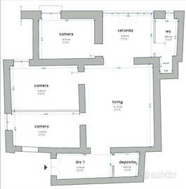 Appartamento ristrutturato 95 mq - Centro Storico