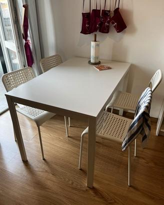 tavolo allungabile IKEA + 6 sedie