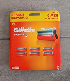 6 Lamette Gillette Fusion 5 Originali