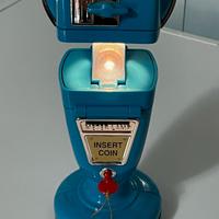 Lampada da tavolo parchimetro vintage