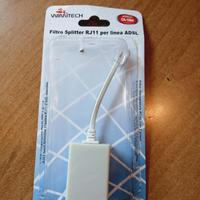 Filtro Splitter RJ11 per linea ADSL