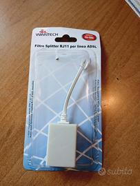 Filtro Splitter RJ11 per linea ADSL