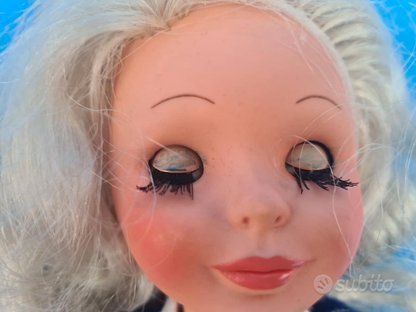 Lot De 2 Poupées Furga Valentina Vintage Années 60 – 26 Cm, Cheveux Blonds, Yeux Bleus, État Impeccable