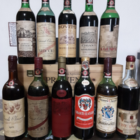 Vecchie bottiglie di vino