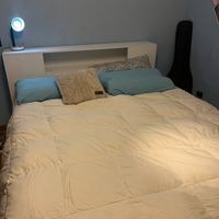 letto matrimoniale e materasso compreso