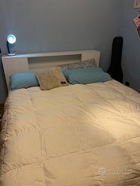 letto matrimoniale e materasso compreso