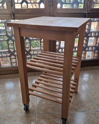 Carrello da cucina IKEA in legno