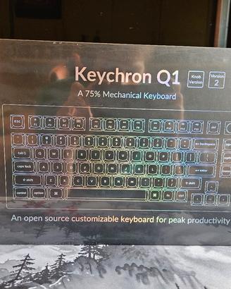 Keychron Q1 V2 tastiera meccanica gaming blu navy
