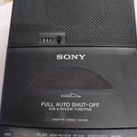lettore registratore cassette sony