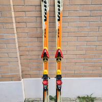 sci volkl p60 168 cm con attacchi salomon