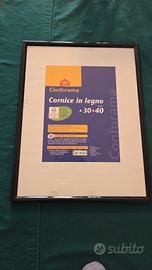 Cornice nera 30x40
