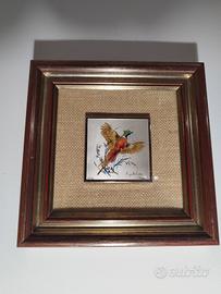 fagiano (Opera realizzata su argento 800)