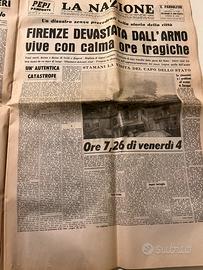 Quotidiano la nazione del 4 novembre 1966