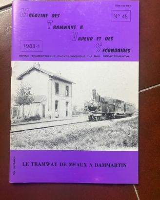 Rivista treni MTVS 45 locomotive a vapore tramway