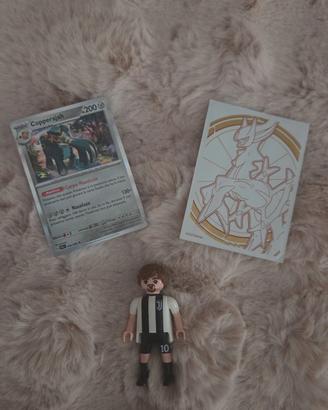 Playmobil Juventus N.10+Carta Pokémon Copperajah 